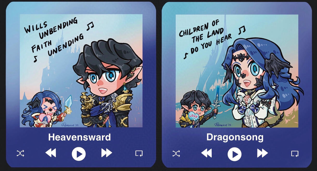 FFXIV - song player charm