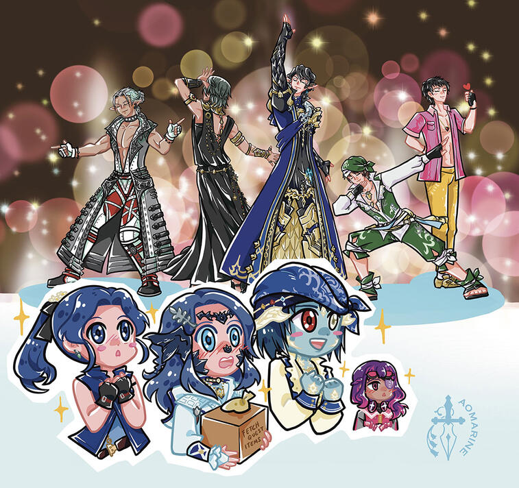 FF14 soda pop parody