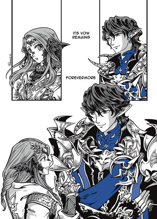 Sample from FFXIV Fan Comic